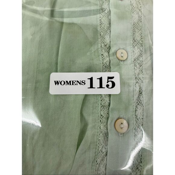 LOVESHACKFANCY - Ronda Embroidered Puff Sleeve Blouse - Picture 12 of 12